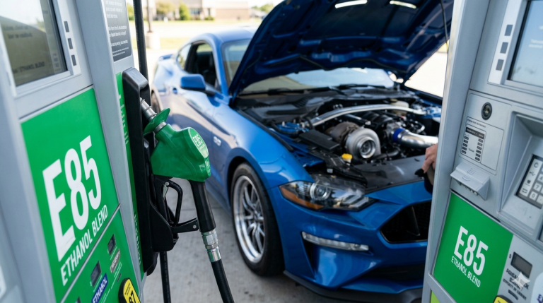 Reprogrammation E85 flexfuel — pompe à bioéthanol et moteur turbo