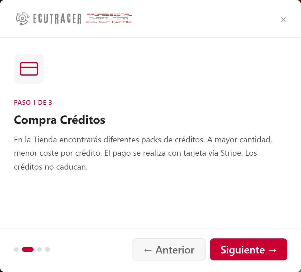 compra de archivos para centralitas en EcuTracer 